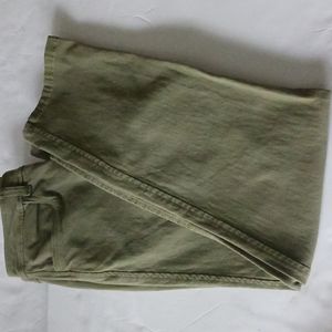 MARKET & SPRUCE JEAN LEGGINGS OLIVE SIZE PETITE 0